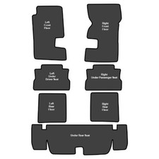 Sound Deadener For 1967-69 Chevrolet Camaro Mastic With Pad Complete 7pc