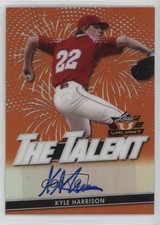 2020 Leaf Valiant The Talent Orange Prismatic 47/75 Kyle Harrison Auto 0r2b