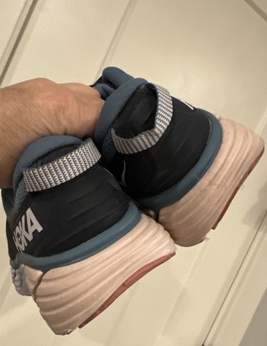 Scarpe da corsa su strada Hoka donna taglia 8 Gaviota 3 stabilità blu scuro sneakers - Foto 5 di 7