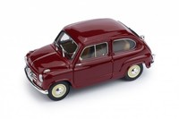 Brumm R452 1/43 Fiat 600 1A Serie 1955 Polizia Stradale Modellauto Aus Japan