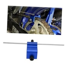 Chain Alignment Tool for Motorcycle, 08-0048 Aluminum Alloy Adjustment Blue