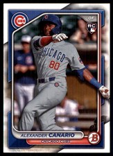 Alexander Canario 2024 Bowman #21 Cubs MLB READ FREE SHIPPING AutographDen