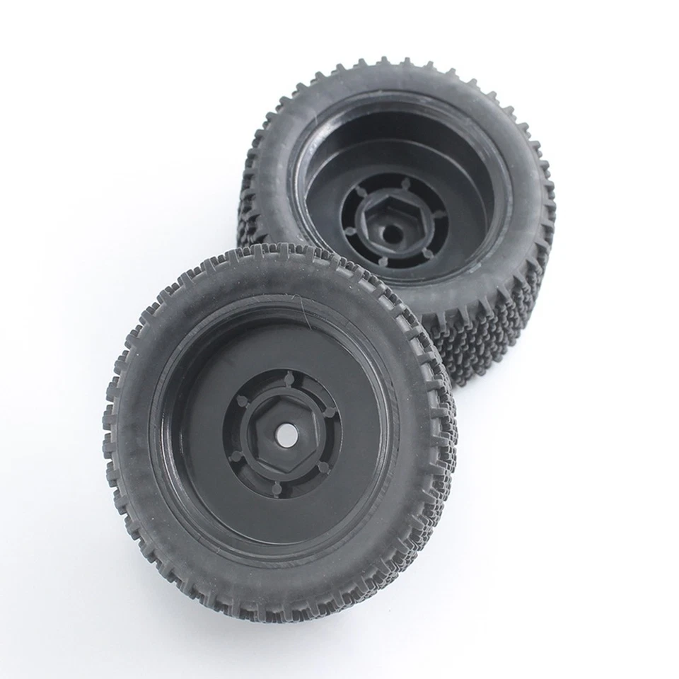 2 Pezzi 1/16 RC Ruote Pneumatici Sostituisci Accessori DIY Facile Installaz2495 - Immagine 2 di 4