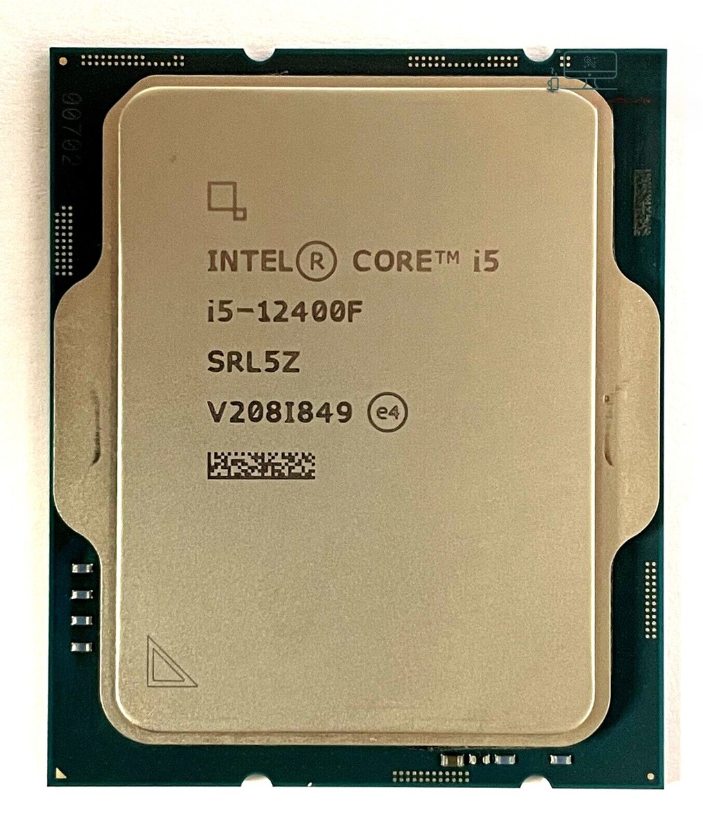 CPU Intel Core i5-12400F 12th Gen CPU Intel Core i5-12400F Processor (4.4 GHz, 6 Cores, LGA 1700