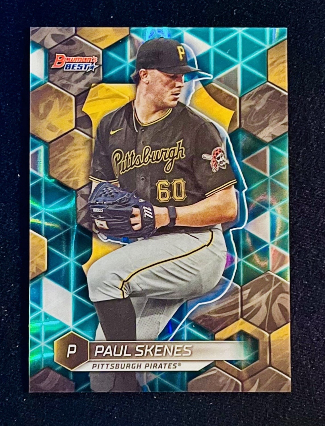 2023 Bowman's Best PAUL SKENES Aqua Lava /199 Refractor Top Prospects-Pirates