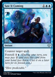 Saw It Coming 076/285 Uncommon Kaldheim MTG