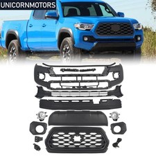 For 2016-2023 Toyota Tacoma Front Bumper Cover Grille W Fog Lights Complete Kit