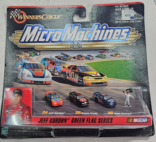 Vintage Micro Machines Winners Circle NASCAR Jeff Gordon Green Flag Series 199