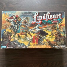 Vtg Lionheart Board Game 1997 Parker Brothers Strategy Medieval Complete