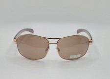 PERRY ELLIS Sunglasses PESUN074-1 Gold Frame Brown Lens 63-14-130mm