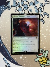 Captain America's Shield - Foil MTG Marvel Super Heroes  NM R 0244