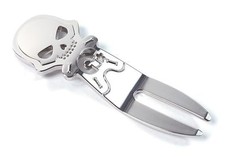 Comocome Golf Green Fork Skull Divot Tool Baby Skull Fork Pitch Mark Ball Mark