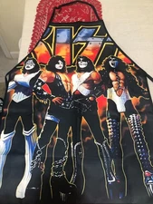 KISS BAND ROCK  OUT KITCHEN APRON