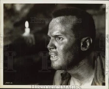1959 Press Photo Actor Harry Belafonte in "The World, The Flesh, and The Devil"