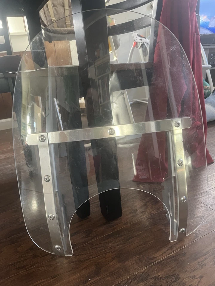 孟菲斯阴影摩托车挡风玻璃,快速连接,不含安装硬件 — 第 2/4 张图片