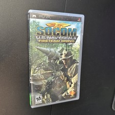 Socom US Navy Seals Fireteam Bravo CIB USA Sony PSP 2005 Manual Game Tested