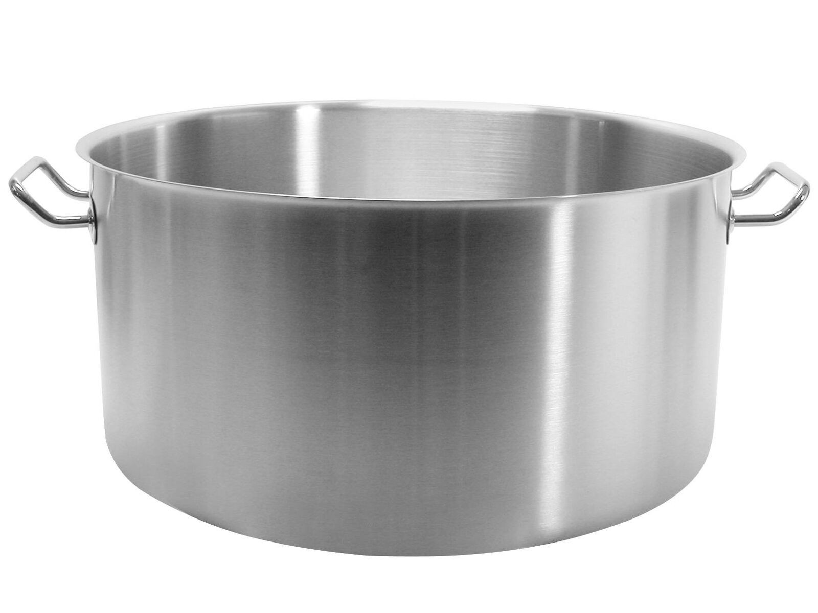 Pardini Stainless Steel Casserole Hotel Omnia 1500 Medium 2 Handles 40 Cm