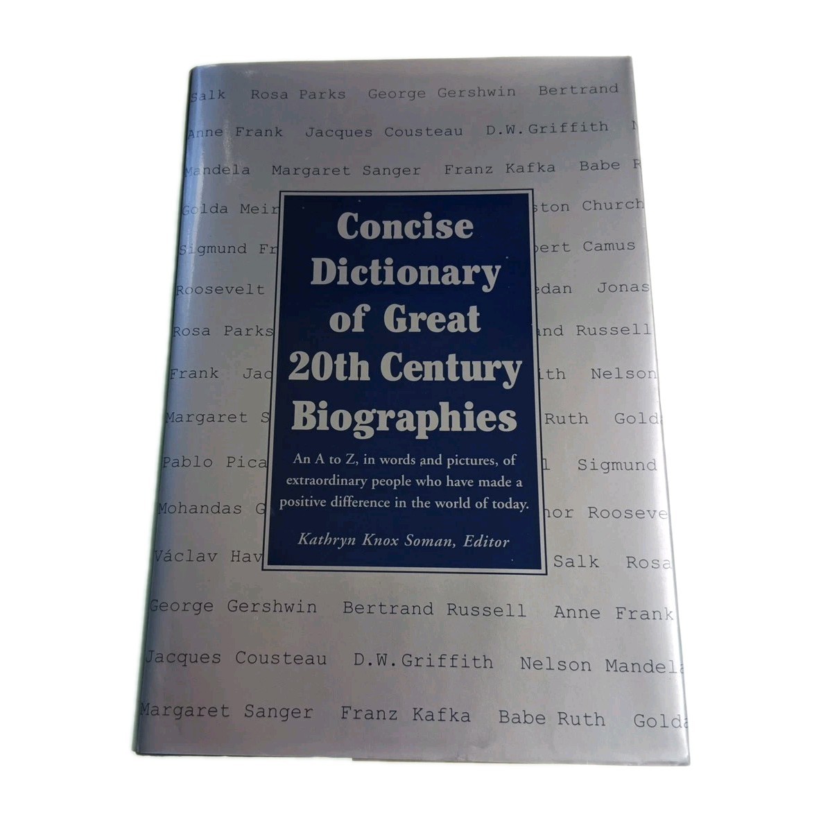Concise Dictionary of Great 20th Century Biographies 1997 Hardback Book