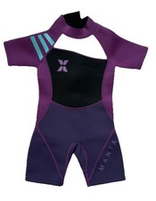 Dive  Sail Manta Youth Wetsuit Purple Black Size Medium Kids Watersports