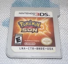 Pokemon  Sun  Nintendo 3DS 2DS XL Game TESTED Authentic Works Great Rare NES