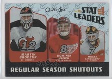 2007 O-Pee-Chee Stat Leaders Martin Brodeur Dominik Hasek Miikka Kiprusoff 8tn