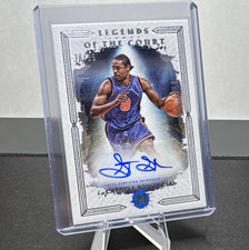 2023-24 Topps Motif Legends of the Court Autograph Latrell Sprewell Blue /49 Kn…