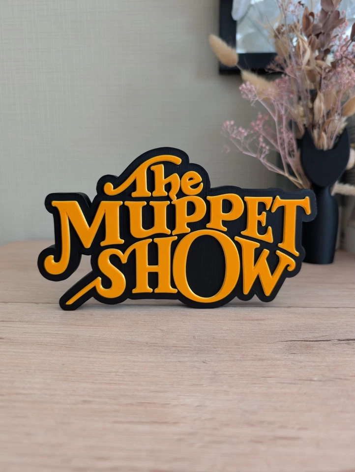 The Muppet Show Logo Décoratif 18x10cm - Photo 1/4