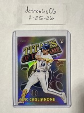 2026 Topps Titans of the Game Jac Caglianone Kansas City Royals TOG-12 Rookie