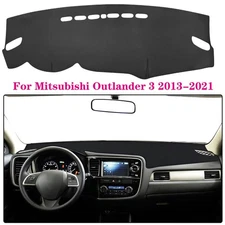 Leather Dashboard Pad For Mitsubishi Outlander 3 2013-2021  Dash Mat Cover Mat