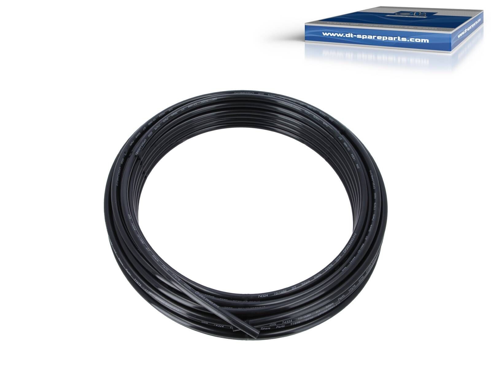 Tube polyamide noir d: 8 mm DT Spare Parts pour pression et freinage