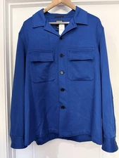 ZEGNA Men’s Oasi Cashmere Alba Overshirt Navy Blue Size XL MSRP $3,250