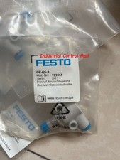 1PC NEW For Festo GR-QS-3 One-Way Flow Control Valve GRQS3 193965 Free Shipping