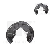 2x NK Ankerblech Spritzblech Bremsscheibe vorne für Smart Fortwo Coupe 453 451