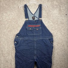 Dickies Bib Overalls Size 2XL R Durable Mens Blue