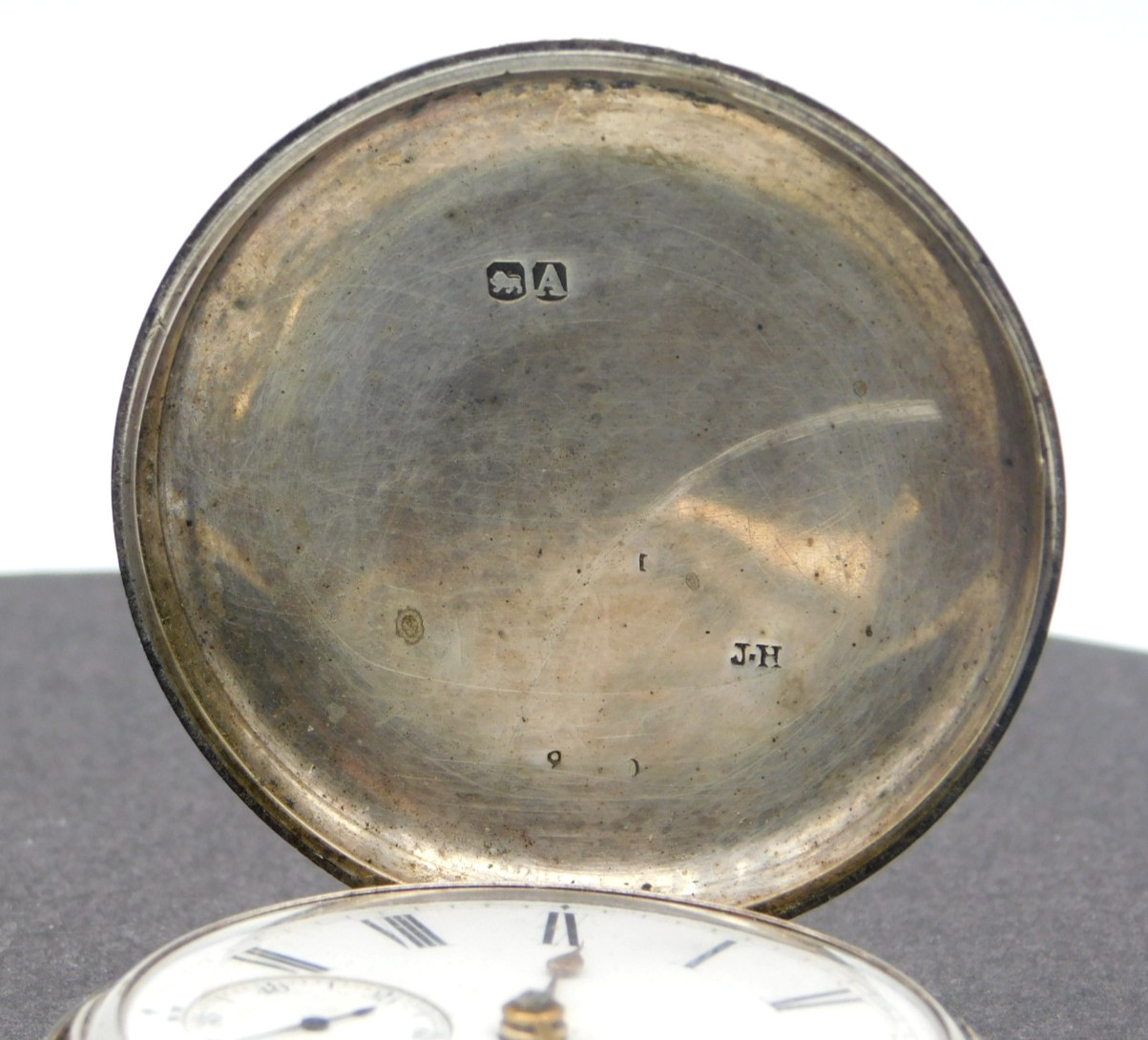 Antique Hallmarked Solid Silver Pocket Watch for … - image 6