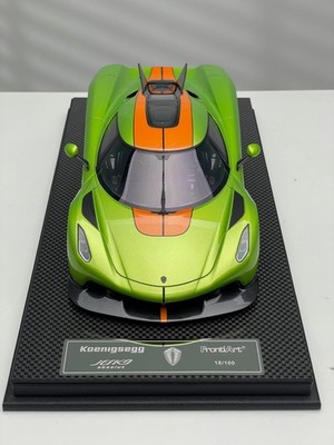 新品 FrontiArt ケーニグセグ jesko グリーンカーボン ミニカー 楽天市場】ミニカー 1/18 ケーニグセグ ジェスコ 1600HP グリーン色