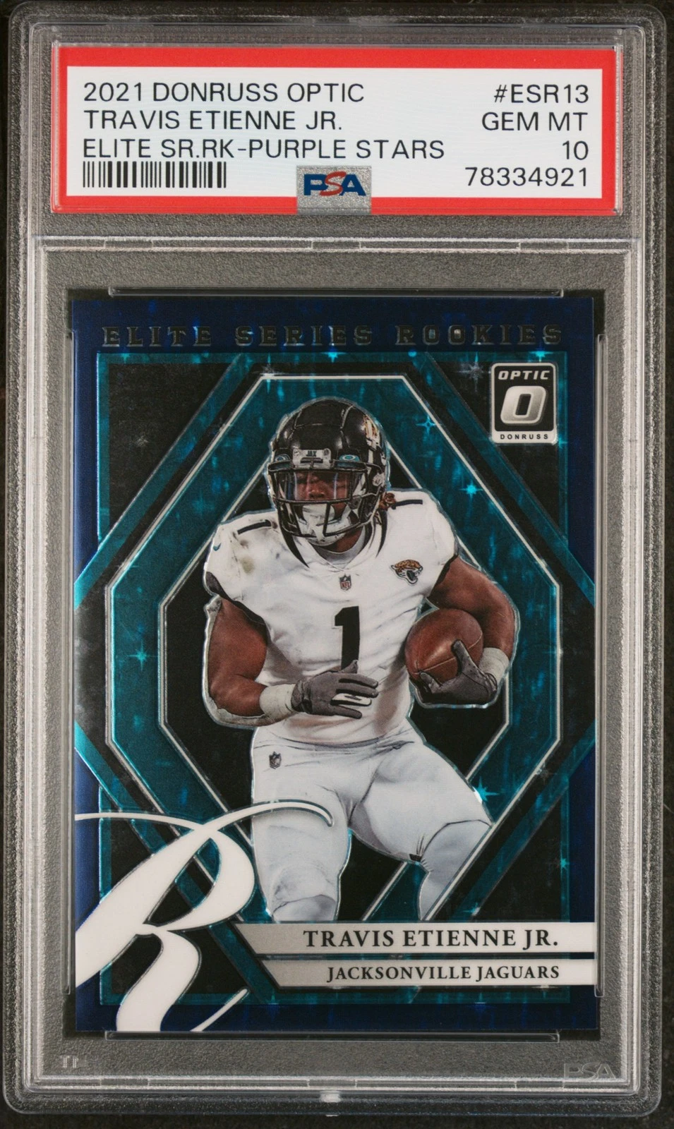 Travis Etienne Panini Donruss Optic Elite Series Rookies #ESR13 Purple Stars