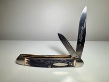 Imperial Prov. USA Stainless #382 Diamond Edge Jigged Delrin Medium Jack Knife