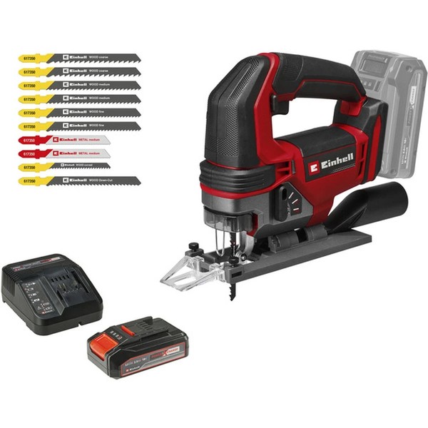 Einhell Power X-Change Akku-StichsäGe TE-JS 18/100 Li, 18Volt (Rot/Schwarz,-image