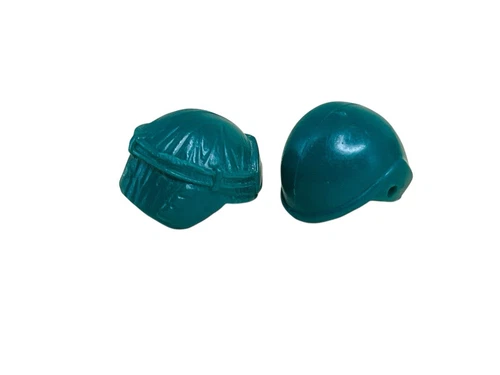 Vintage 1980s G.I. Joe Set Of 2 Green Helmets