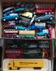 VINTAGE & LATER DIECAST TOY JOB LOT CORGI MATCHBOX & OTHERS CARS TRUCKS etc