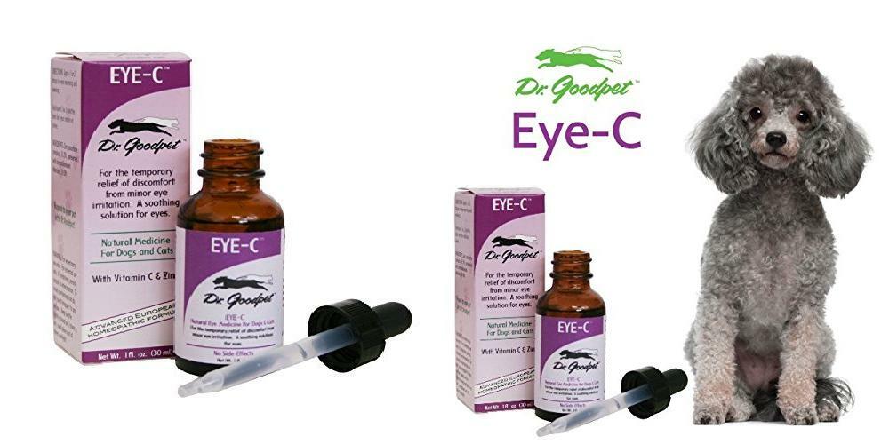 Dr. Goodpet Natural Vitamin C & Zinc Eye Drops for Dogs & Cats, Small