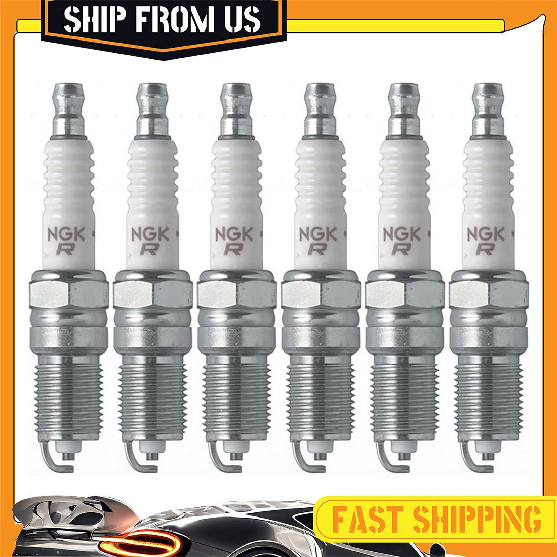 NGK Spark Plug 6x For Mazda B3000 2004-2008 Chevrolet Express 1500 1996-2014