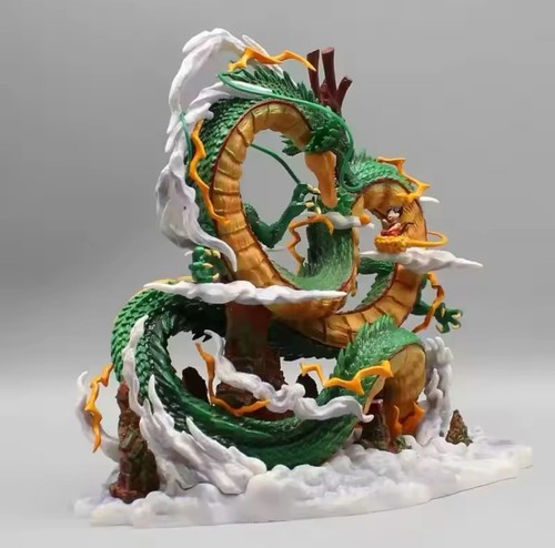 Dragon Ball Z Shenron & Son Goku Figur - 22 cm PVC Sammlerstück Statue - Bild 3 von 5