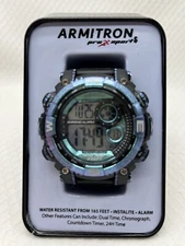 Armitron Sport Men's Digital Chronograph Resin Strap Watch 🌺 40/8284 NIB