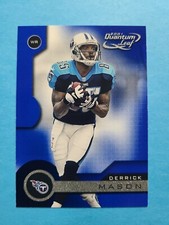 DERRICK MASON 2001 QUANTUM LEAF FOOTBALL CARD # 182 F0618