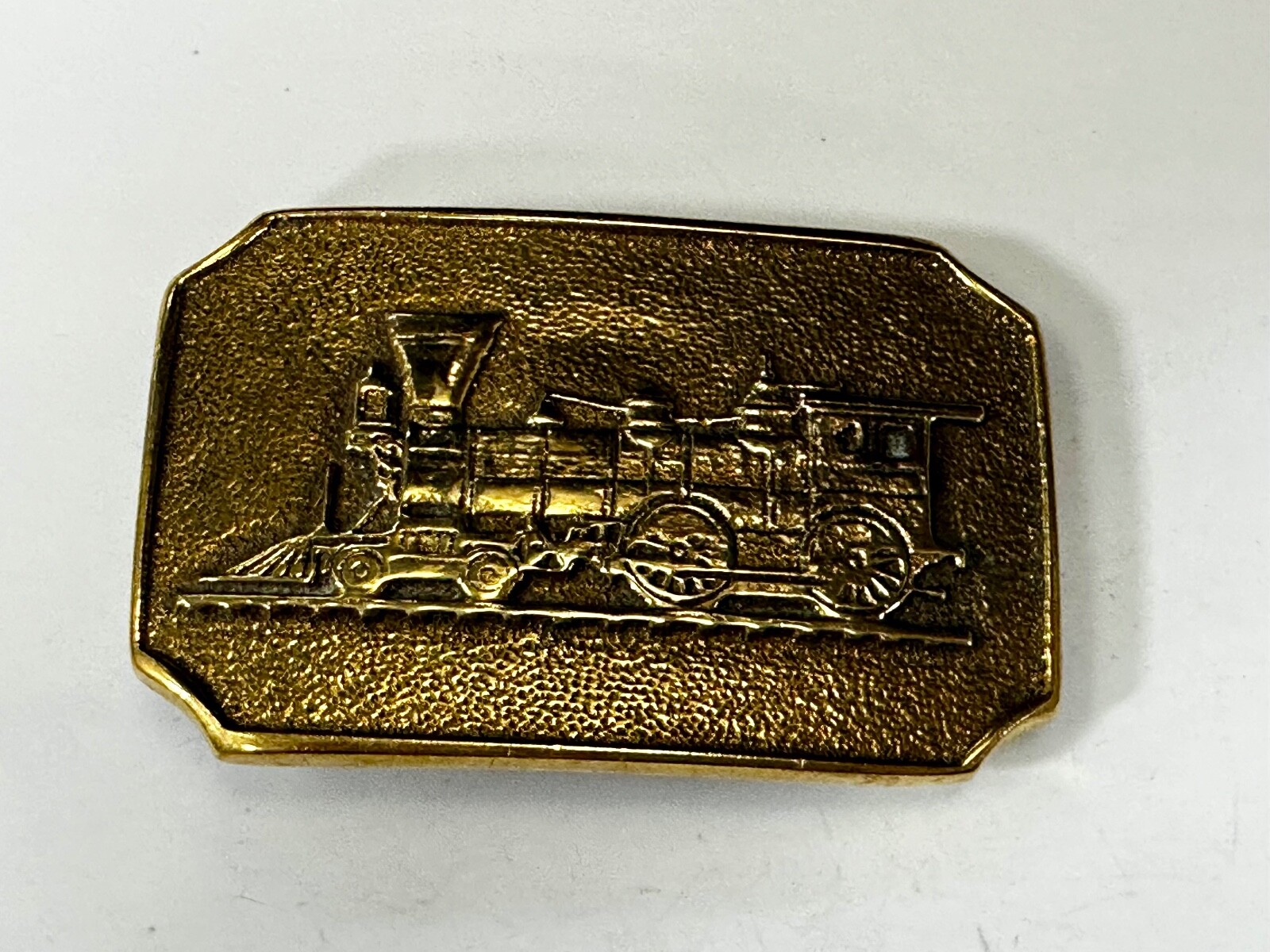 Locomotive Steam Engine Train Solid Brass Vintage… - image 11