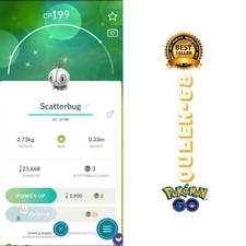 Pokémon Go - Shiny Scatterbug Form Ocean - Trade Registered Or PtC (20k )