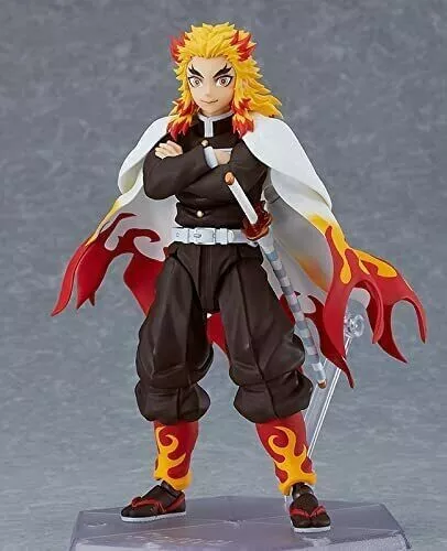 Figma Demon Asesino Kimetsu No Yaiba Kyojuro Rengoku Acción Figura Japón ZA-71 - Imagen 3 de 8