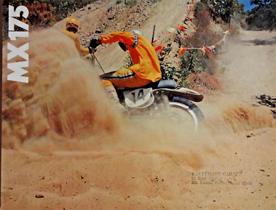 1975 Yamaha MX175B 4-page brochure-Vintage motocross LIT-11035-20